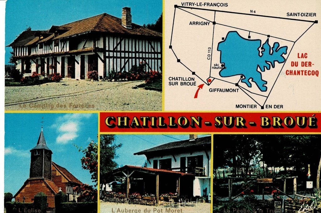 Oude ansichtkaart Chatillon-sur-Broué, Frankrijk, Ophalen of Verzenden, 1960 tot 1980, Gelopen, Frankrijk