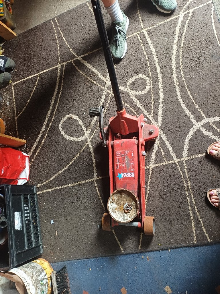 Garage krik, Ophalen, Gebruikt, Hydraulisch, Garagekrik