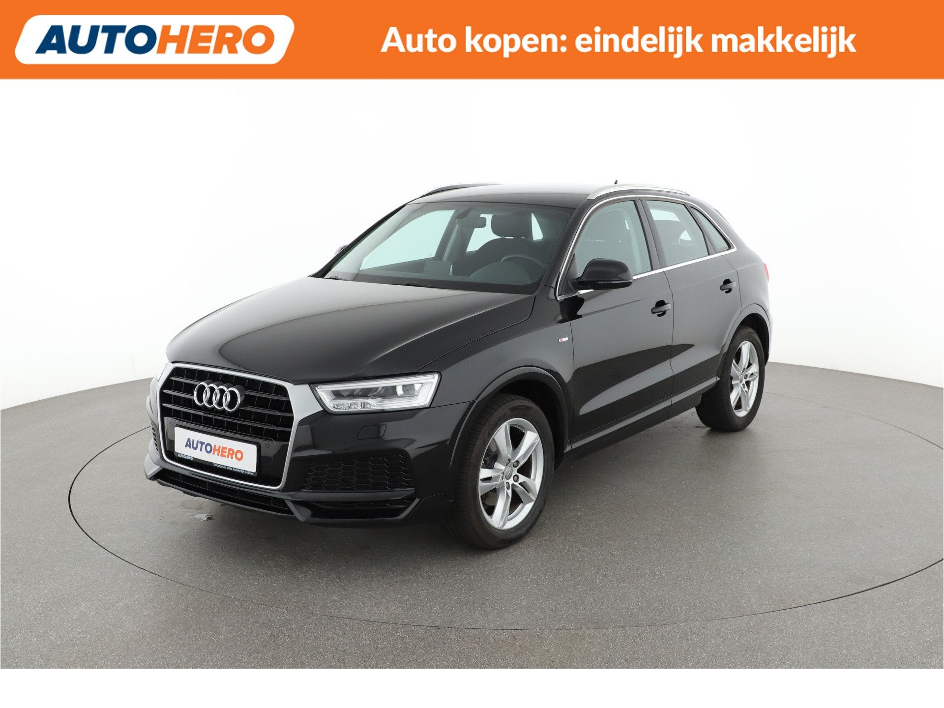 Audi Q3 1.4 TFSI CoD Sport S Line Edition l GE91263 l, Auto's, 4 cilinders, Zwart, SUV of Terreinwagen, Geïmporteerd
