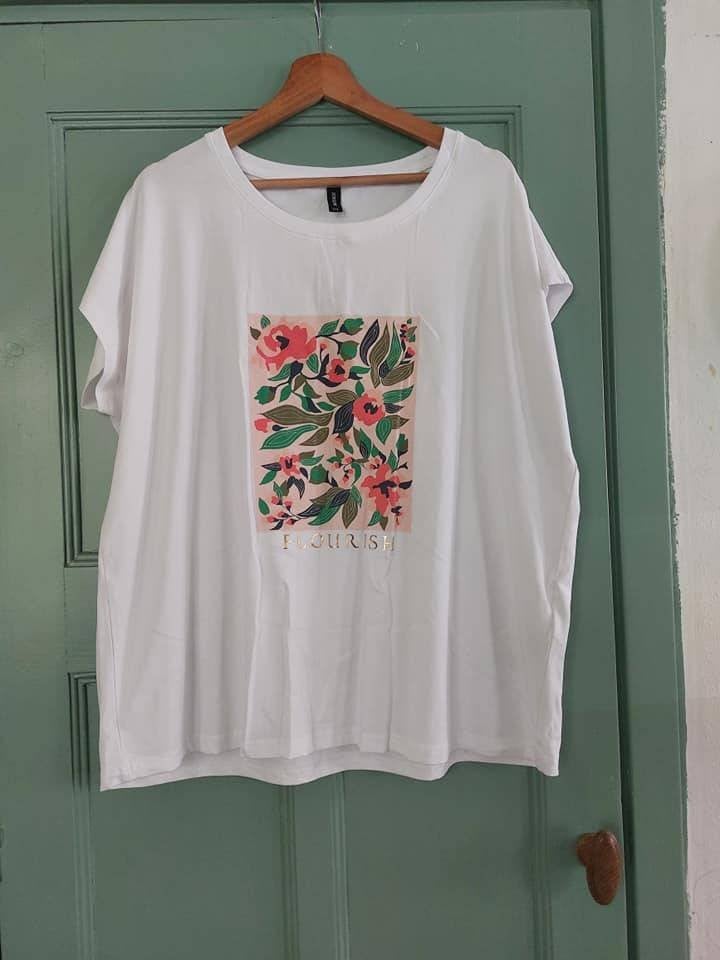 Dames t-shirt, Ophalen, Overige kleuren, Maat 46/48 (XL) of groter, Korte mouw
