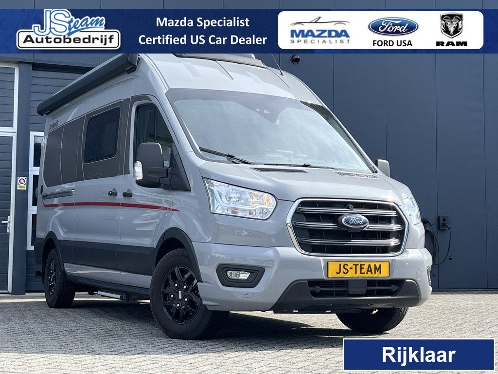 Dethleffs Globetrail 590 Ford Transit Automaat 170PK met tre, Automaat, Buscamper of Camperbus, Ringverwarming, Airbags