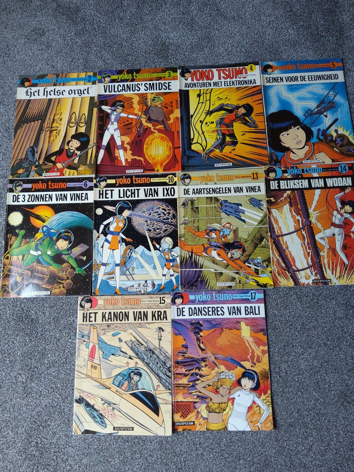Yoko Tsuno:  10x   AFHALEN, Boeken, Meerdere stripboeken, Ophalen of Verzenden, Gelezen