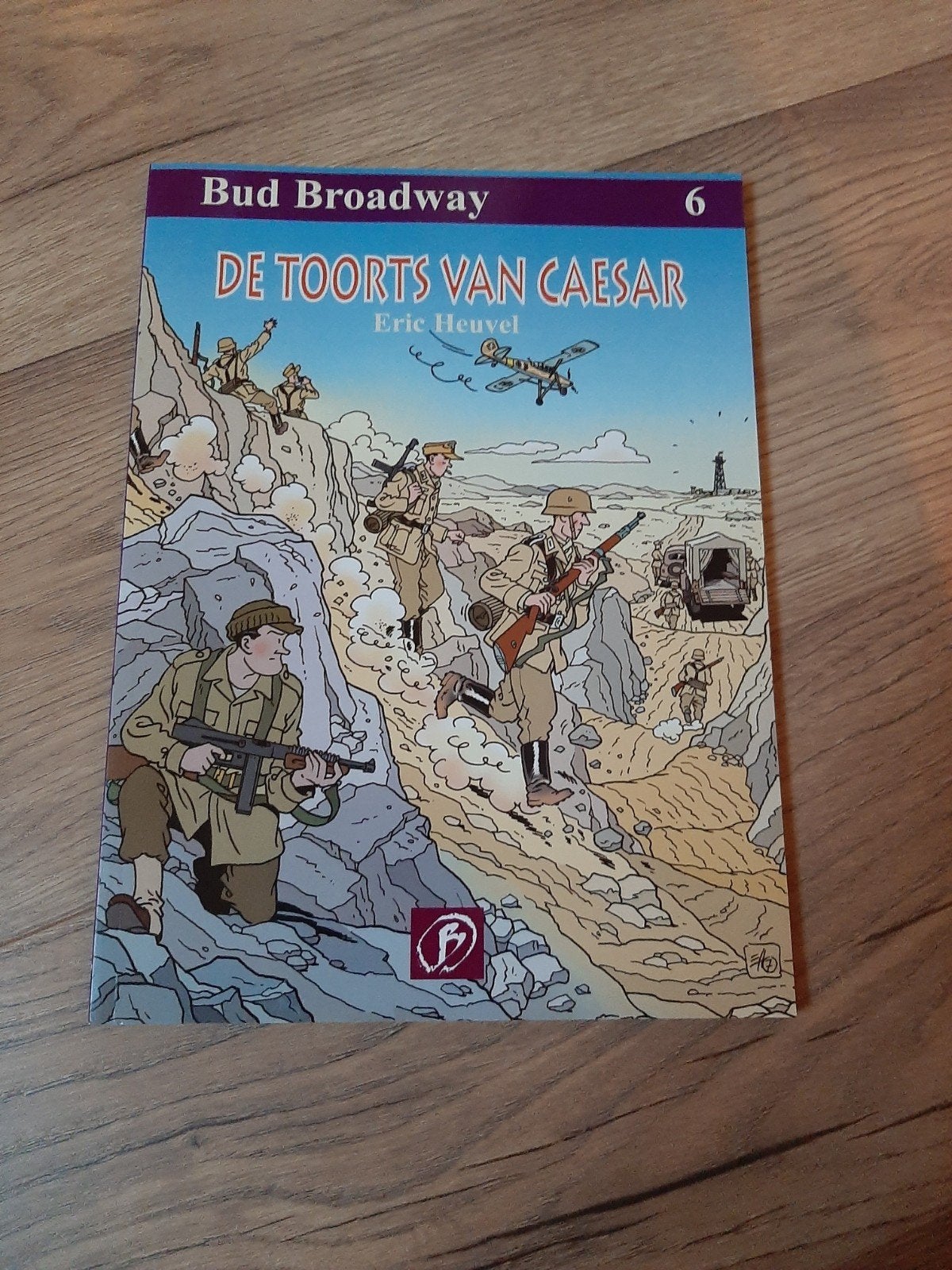Bud Broadway - De Toorts van Caesar (nr. 6), Boeken, Stripboeken, Zo goed als nieuw, Eén stripboek, Ophalen of Verzenden