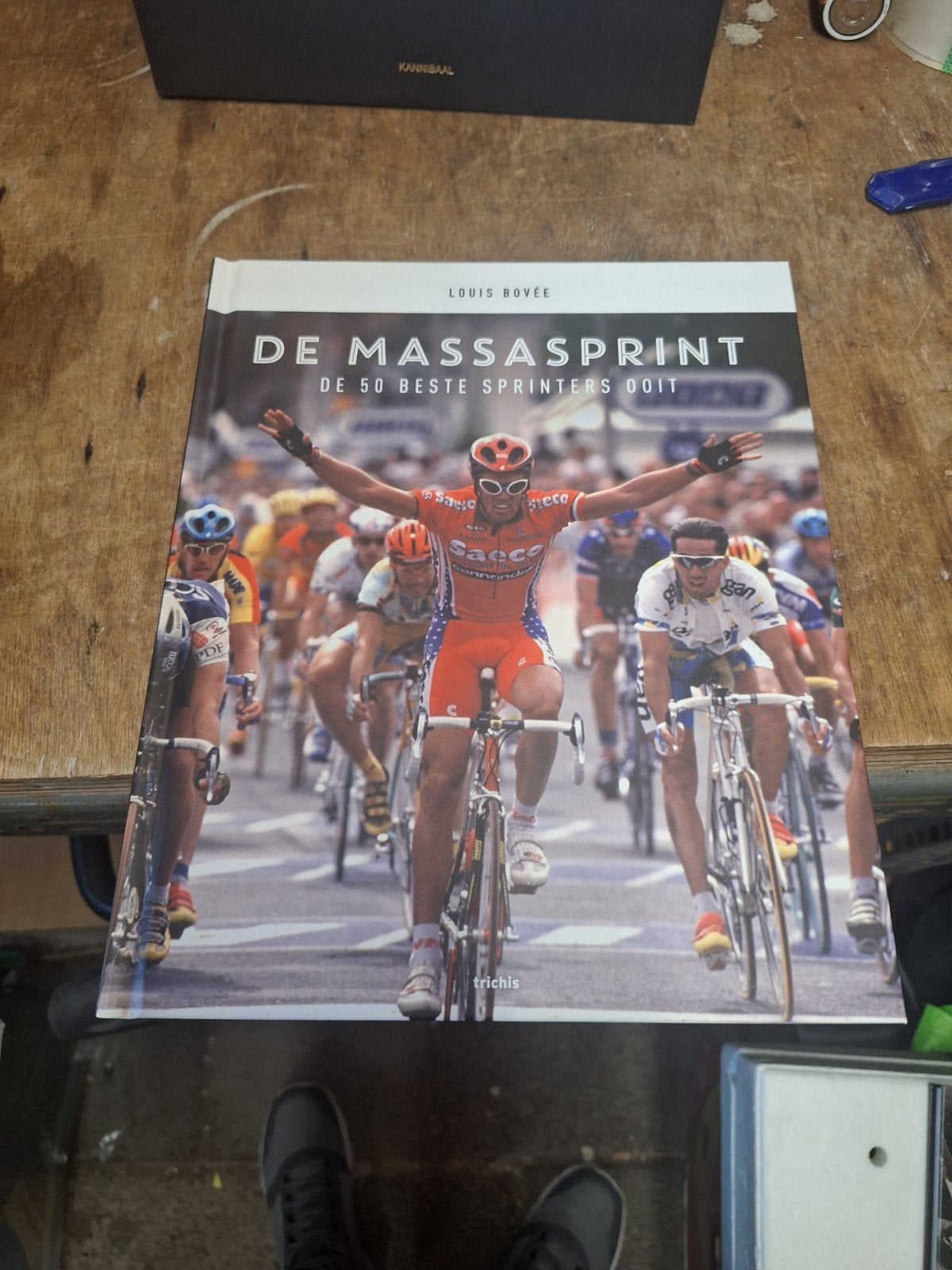 De Massasprint: De 50 Beste Sprinters Ooit - Wielerboek, Ophalen of Verzenden, Zo goed als nieuw, Louis Bovée, Lopen en Fietsen