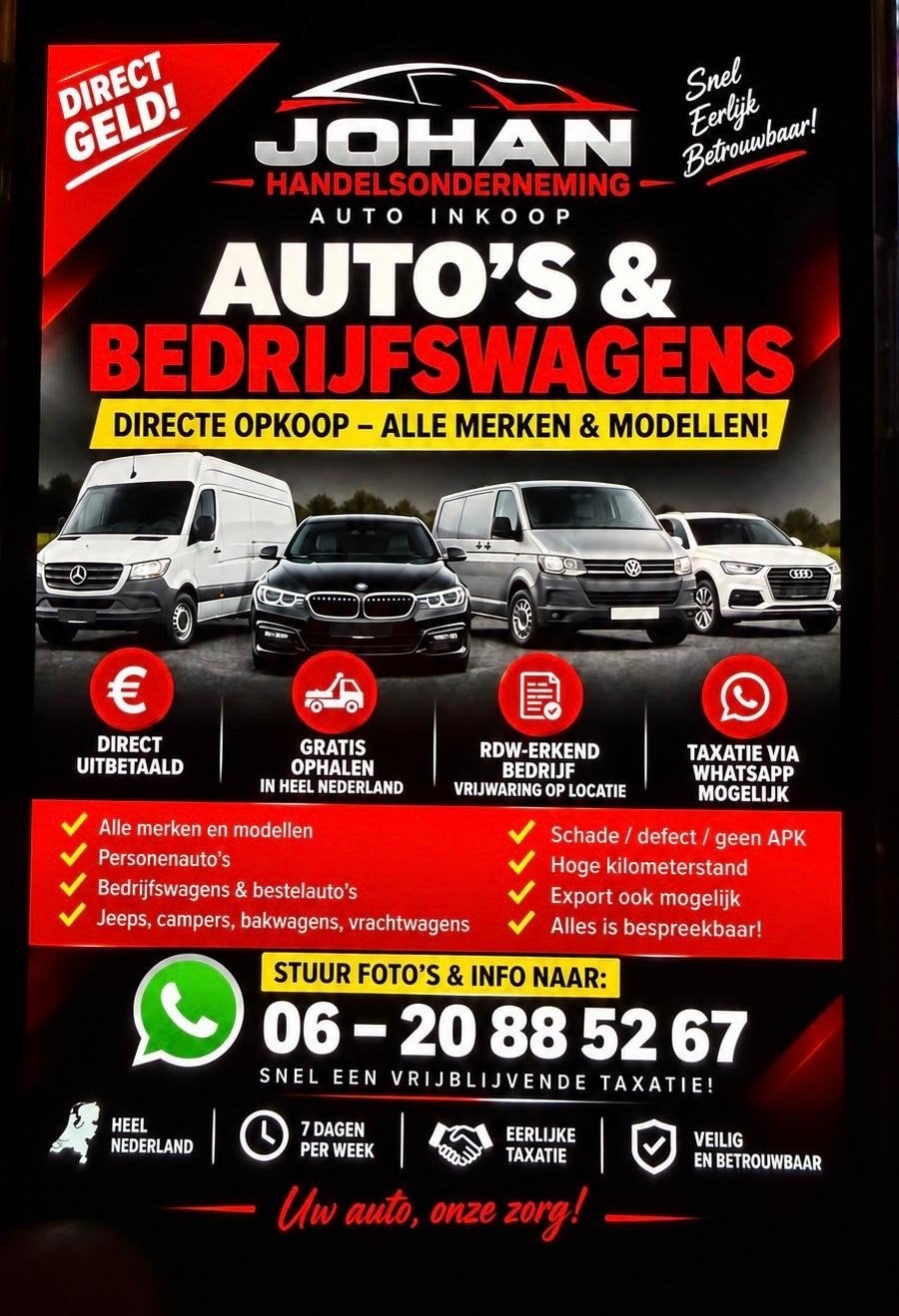 auto inleveren opkoper gevraagd sloopautos export afgekeurd, Ophalen of Verzenden