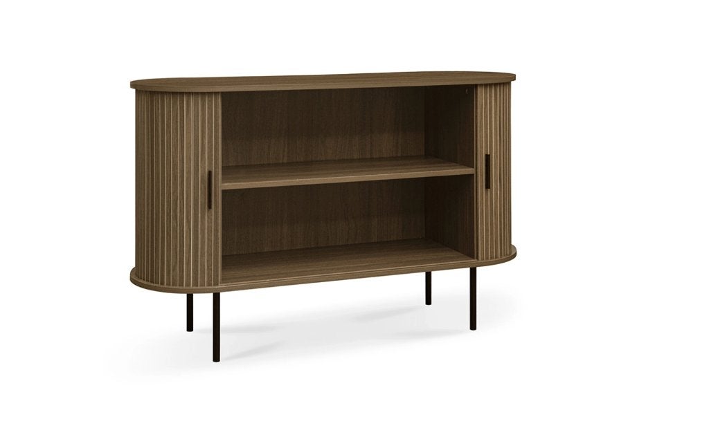 by fonQ basic Panel Dressoir  120 cm  Bruin | Van €315, nu, Byfonq, Byfonq, 150 tot 200 cm, Nieuw