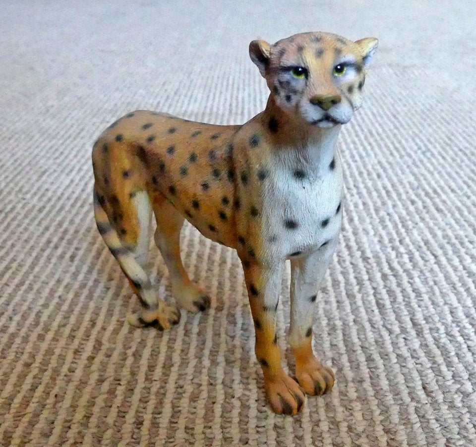 Conversation Concepts cheetah figurine AF76 jachtluipaard, Verzamelen, Beelden en Beeldjes, Gebruikt, Dier, Ophalen of Verzenden