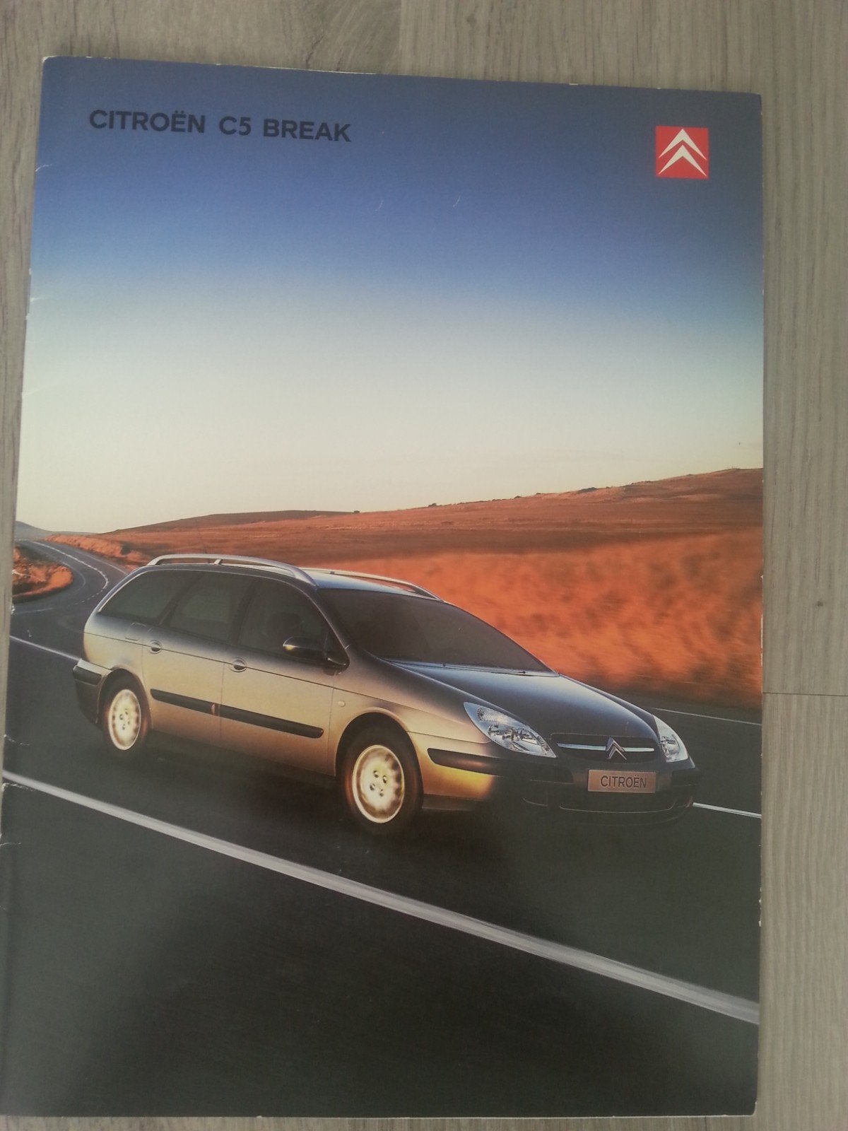 Citroën C5 break brochure verkoopfolder, Ophalen of Verzenden
