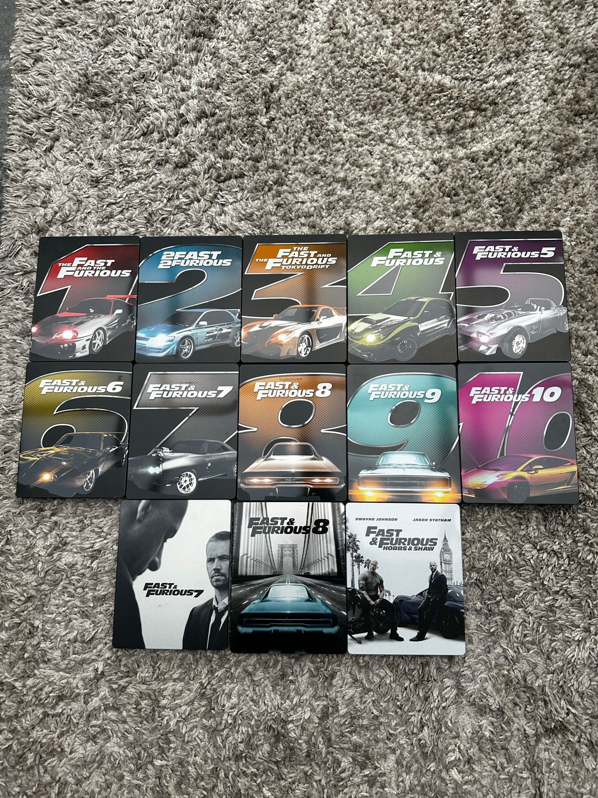 Fast & Furious Complete Collection Blu-ray Steelbook 4k, Cd's en Dvd's, Blu-ray, Engels, Nederlands, Boxset, Ophalen of Verzenden