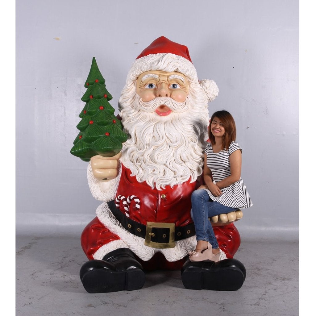 Giant Santa Claus 220 cm - kerstman beeld