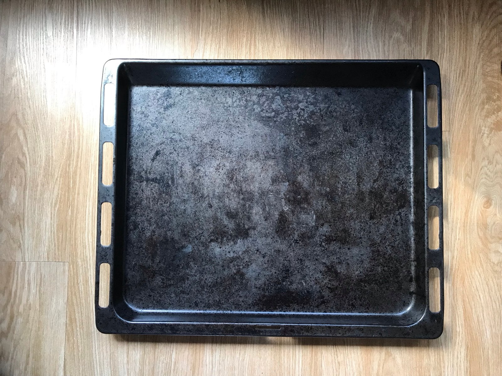 Ovenplaat 45,5 x 37 cm - Bodemplaat voor vleesspit, Witgoed en Apparatuur, Ovens, Gebruikt, 45 tot 60 cm, Ophalen