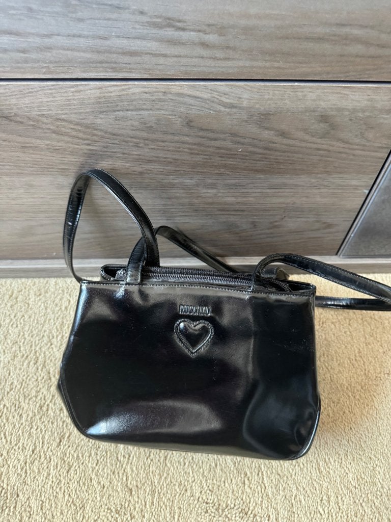 Moschino tas, Ophalen of Verzenden, Zo goed als nieuw, Zwart, Schoudertasje