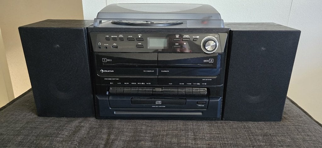 Auna388-DAB+stereo–platenspeler, CD,cassette,DAB+&Bluetooth, Audio, Tv en Foto, Stereo-sets, Microset, Ophalen, Overige merken