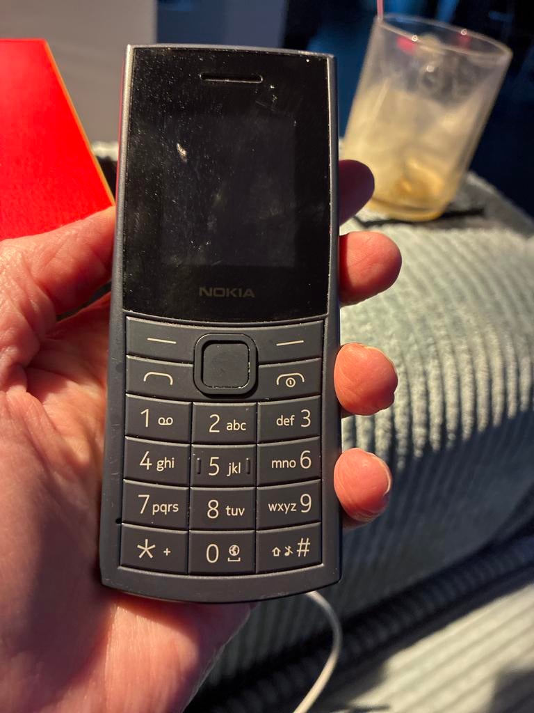 Nokia 105 (2019) - Grijs - Klassieke Mobiele Telefoon, Telecommunicatie, Gebruikt, Geen camera, Zwart, Fysiek toetsenbord