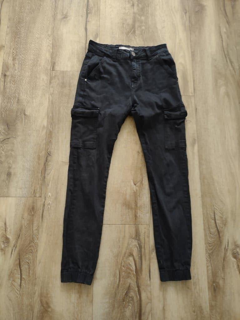 Stoere zwarte cargo pants van Redial, maat 36. Cargo broek., Ophalen of Verzenden, Onb, Maat 36 (S), Lang