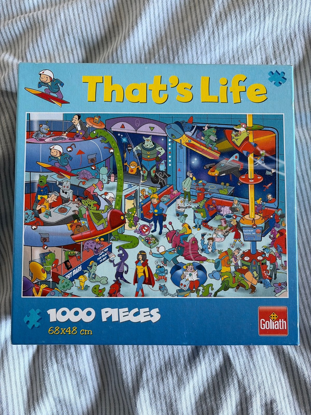 That's Life Legpuzzel 1000 Stukjes Goliath, Ophalen of Verzenden, 500 t/m 1500 stukjes, Zo goed als nieuw, Legpuzzel