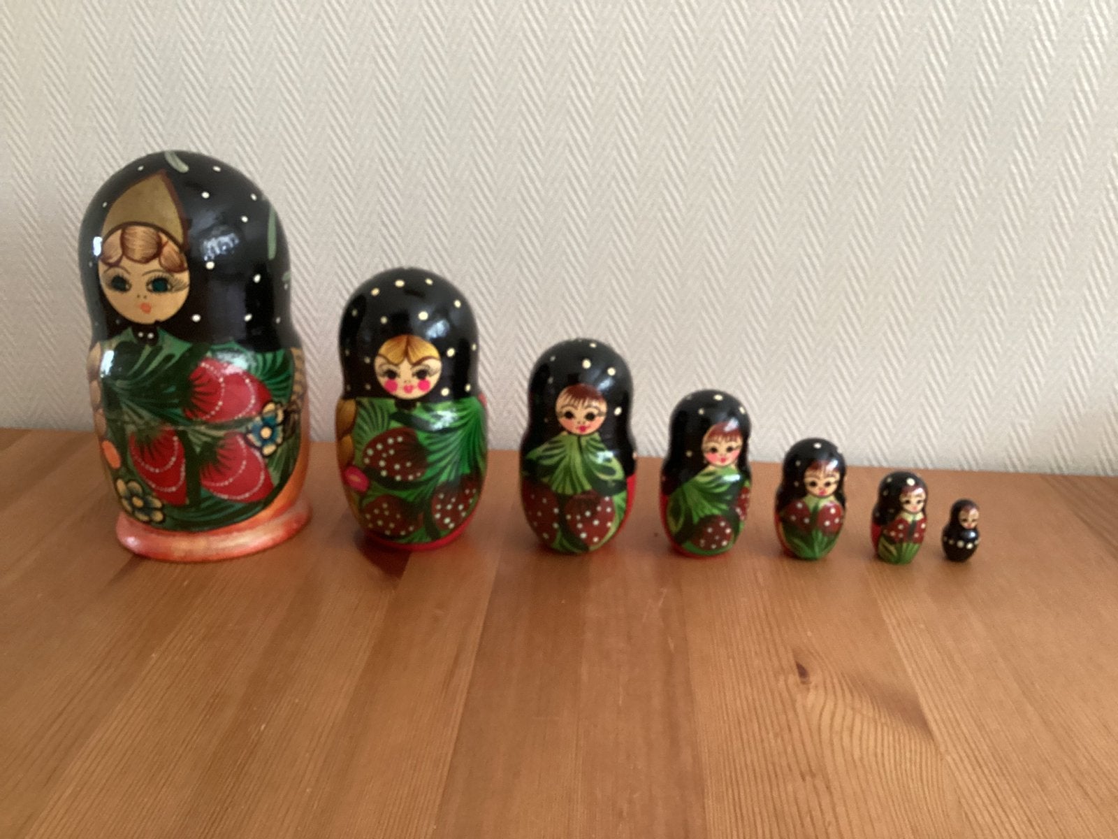 Matroesjka poppetjes, 7 stuks, Verzamelen, Ophalen of Verzenden, Zo goed als nieuw