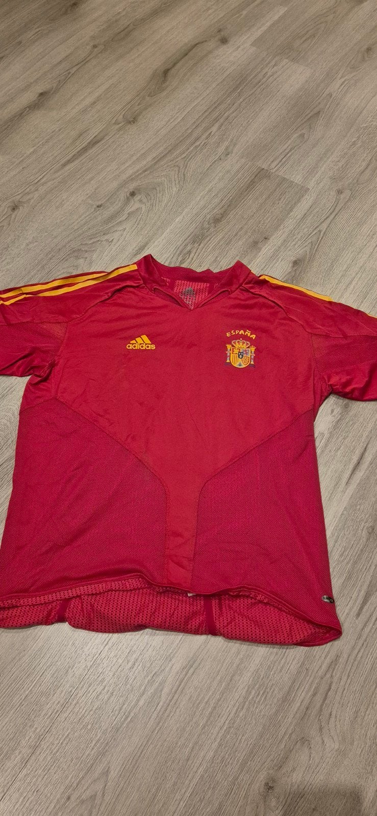 Retro Spanje voetbalshirt 2004/2005, Maat 52/54 (L), Ophalen of Verzenden, Zo goed als nieuw, Adidas