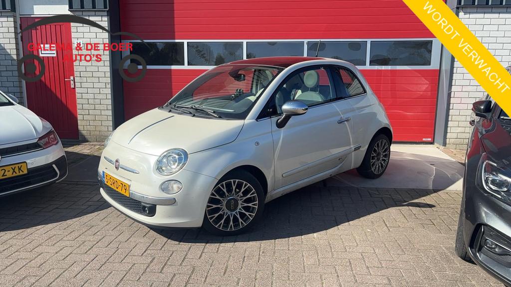 Fiat 500 0.9 TwinAir Lounge PARELMOER / BRUIN LEDER / XENON, Auto's, Fiat, Voorwielaandrijving, Euro 5, 86 pk, Gebruikt