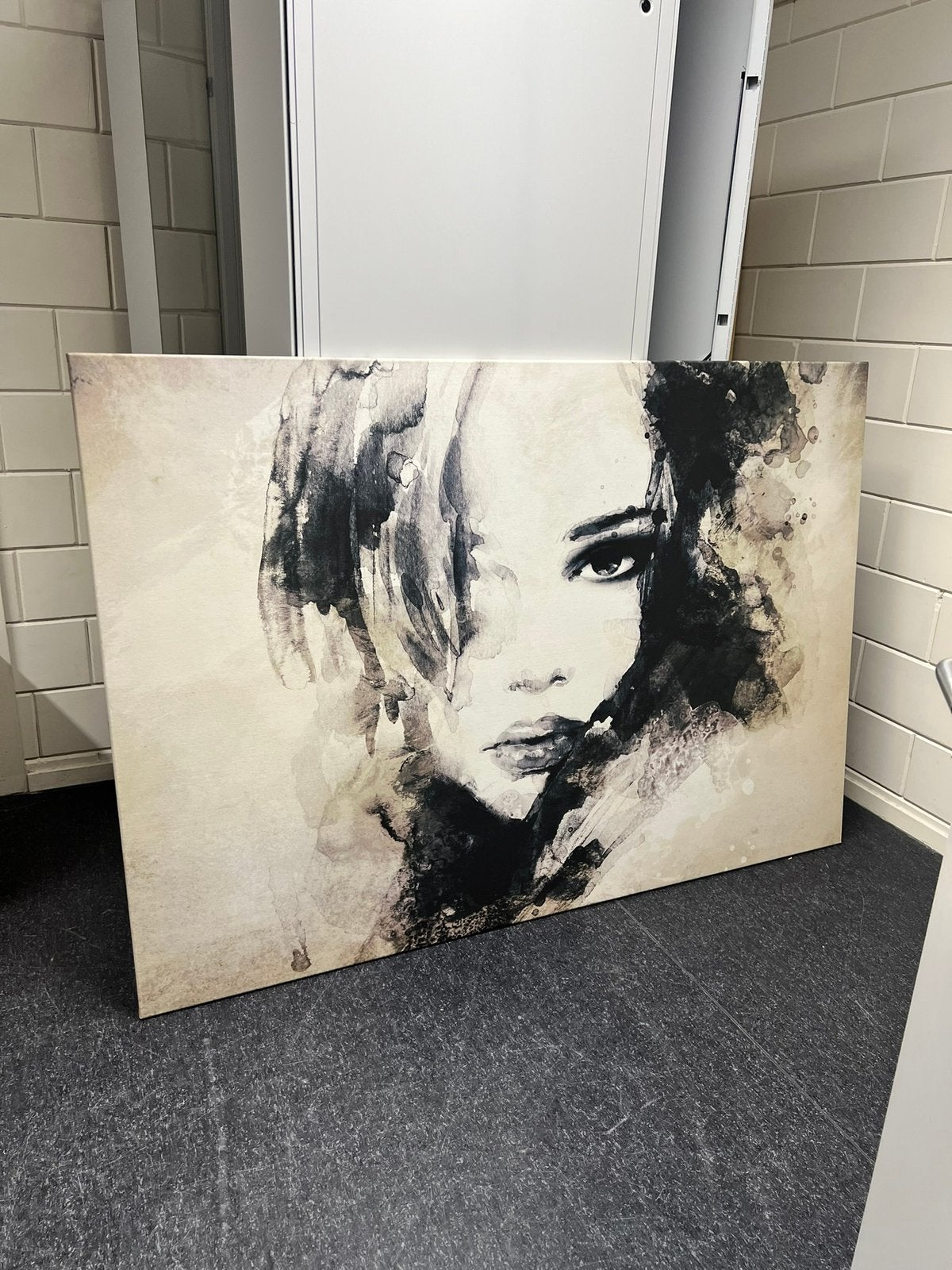 Groot canvas doek | 181 x 126 cm, Ophalen, Zo goed als nieuw, 125 cm of meer, Schilderij