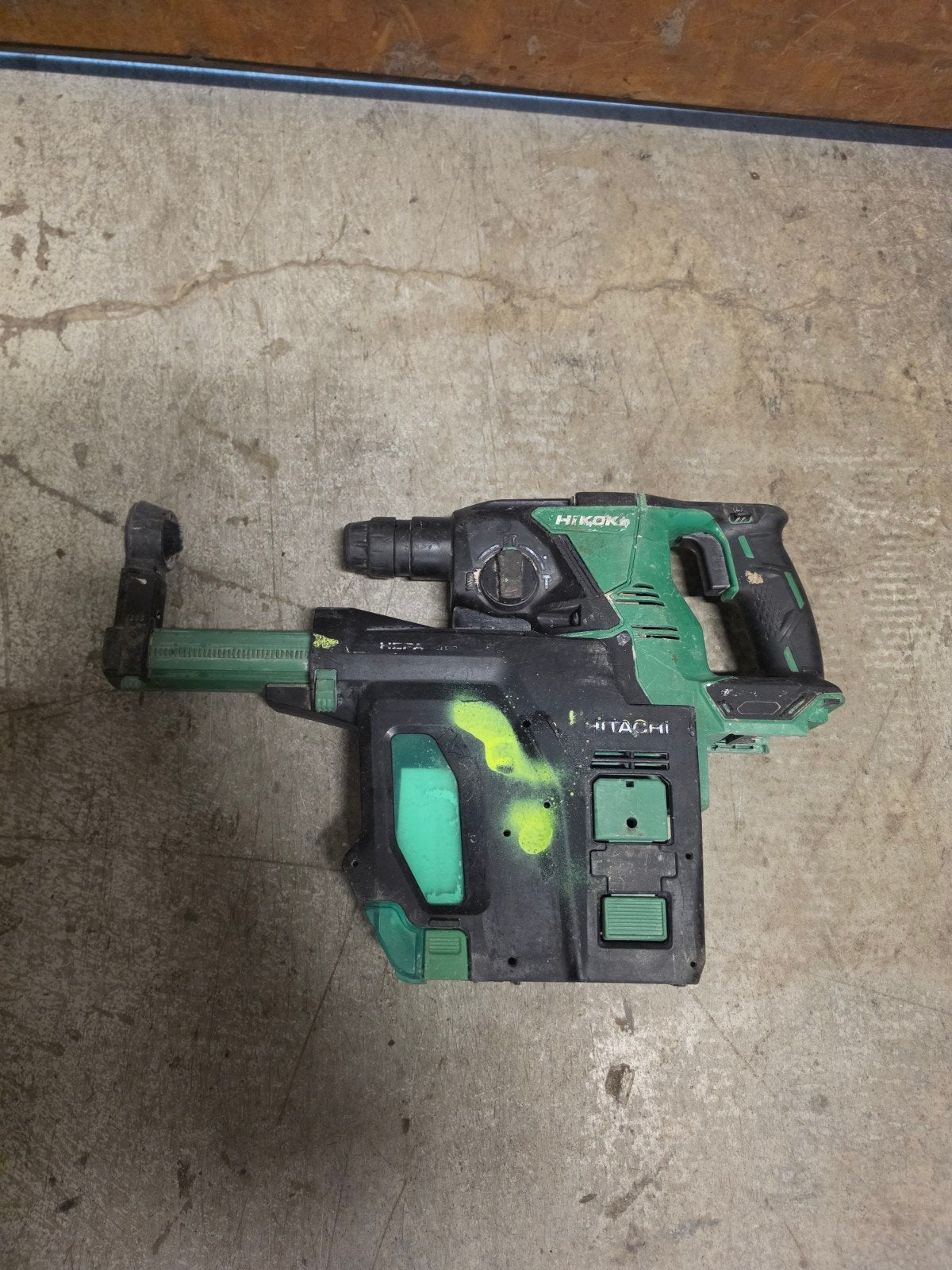 Hikoki 36v accu combihamer body met stofafzuiging, Doe-het-zelf en Verbouw, Gereedschap | Boormachines, Ophalen of Verzenden, Boor- en/of Breekhamer