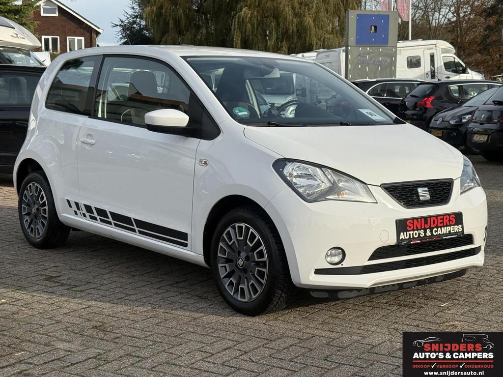 Seat Mii 1.0 Sport EcoFuel,super zuinig autorijden, Auto's, Voorwielaandrijving, Stof, Gebruikt, Zwart