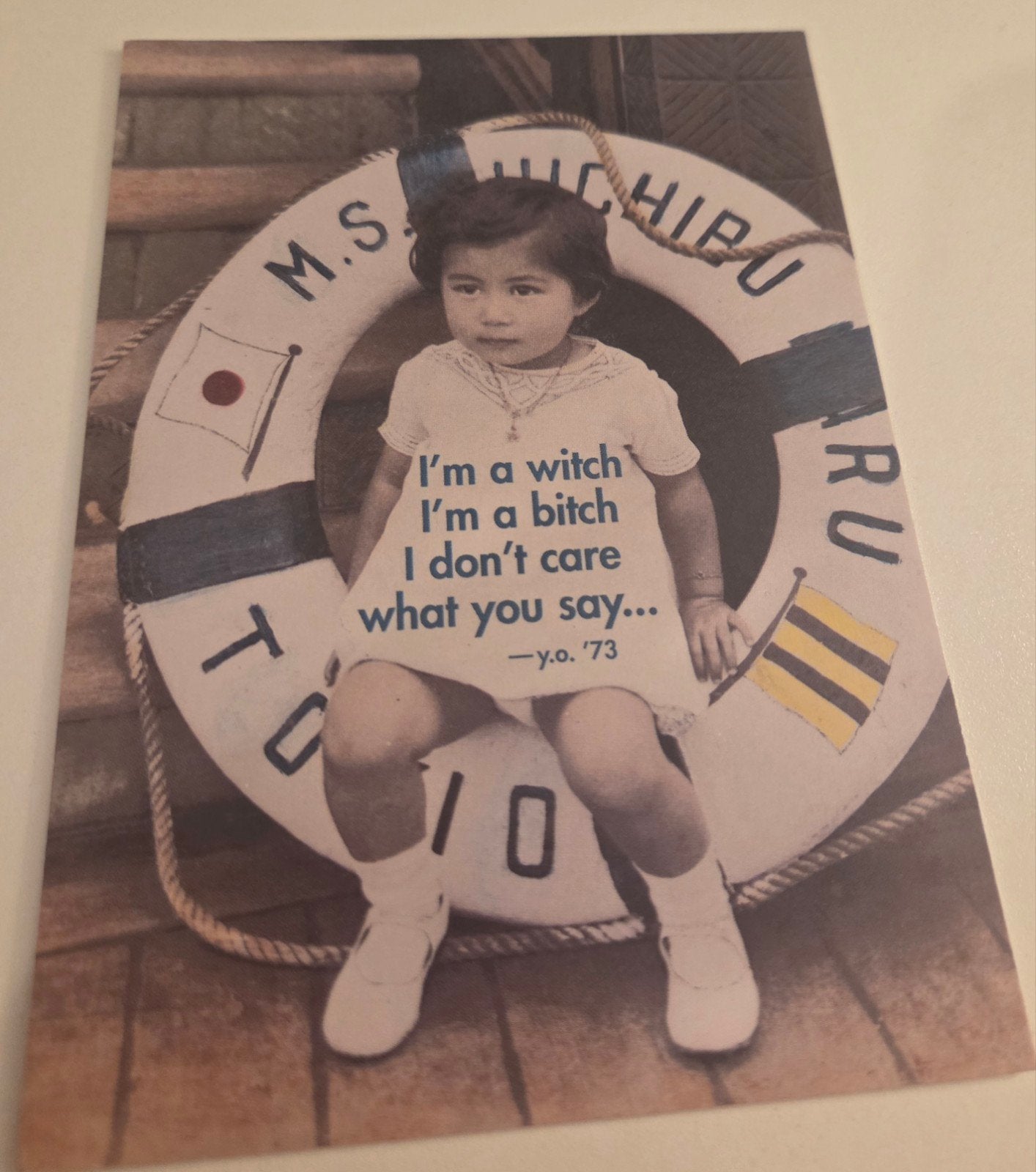 Yoko Ono  - 'I'm a witch' - 1973, Verzenden, 1960 tot 1980, Ongelopen, Sterren en Beroemdheden