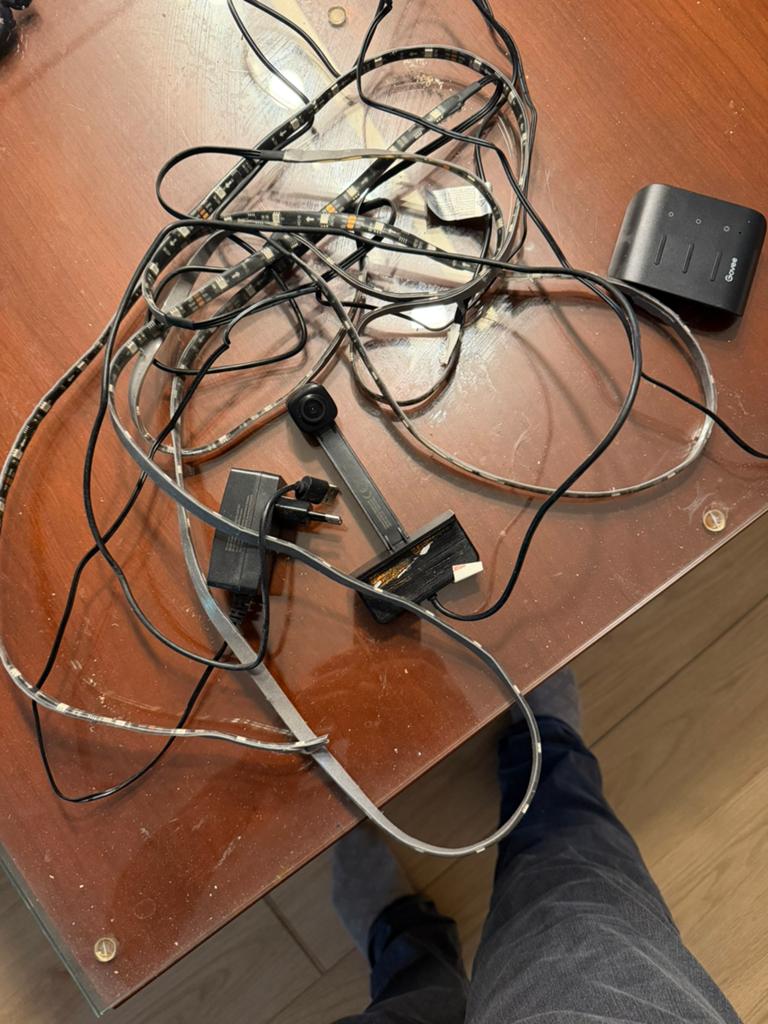 Govee T1 TV LED Achtergrondverlichting met camera, Ophalen of Verzenden, Gebruikt