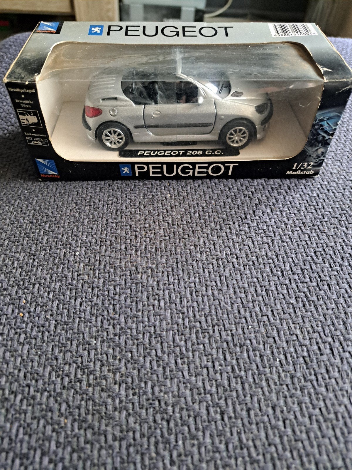 newray model peugeot 206 cc, Overige merken, Gebruikt, Auto, Ophalen of Verzenden