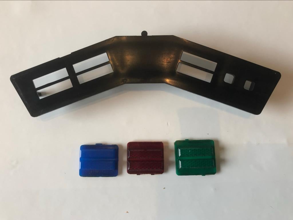 Dashboard cover met gekleurde lampglaasjes voor XJ900F, Gebruikt, ., Ophalen of Verzenden, .
