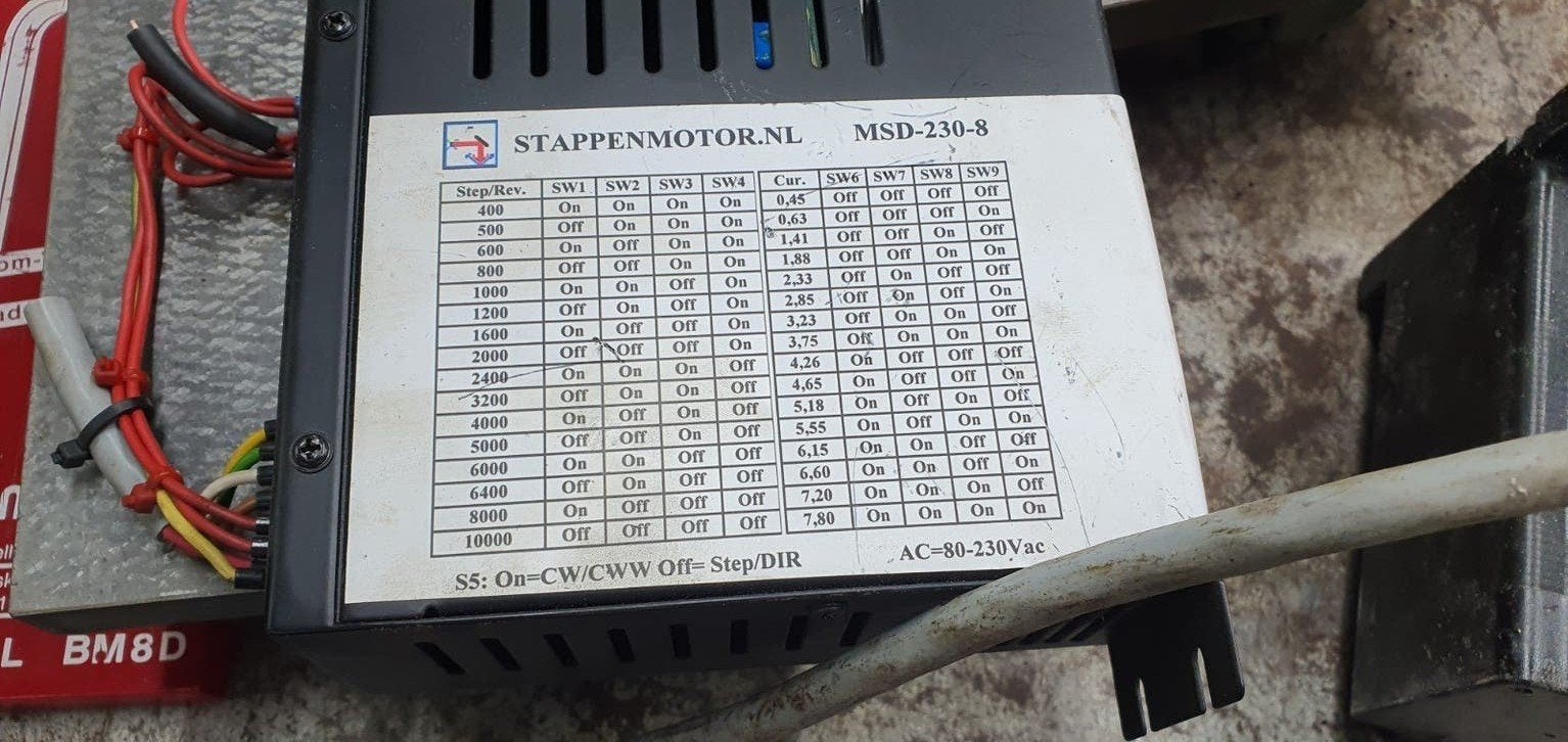 set van drie zware stappenmotoren met drivers, Doe-het-zelf en Verbouw, Motoren, Ophalen, Gebruikt, Elektromotor