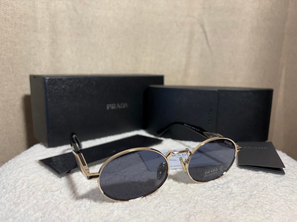 Prada Zonebril, Verzenden, Zo goed als nieuw, Blauw, Overige merken