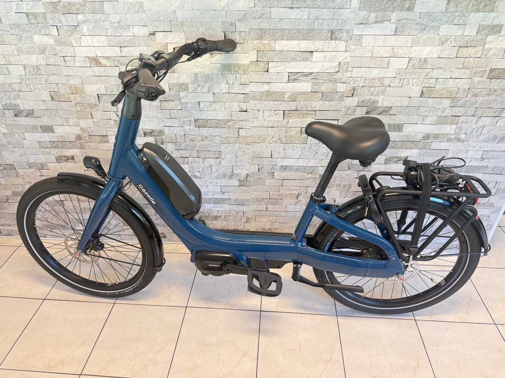 NIEUWSTAAT Gazelle Easyflow TOTAAL 269km D46cm, Ophalen, Zo goed als nieuw, 47 tot 51 cm, /