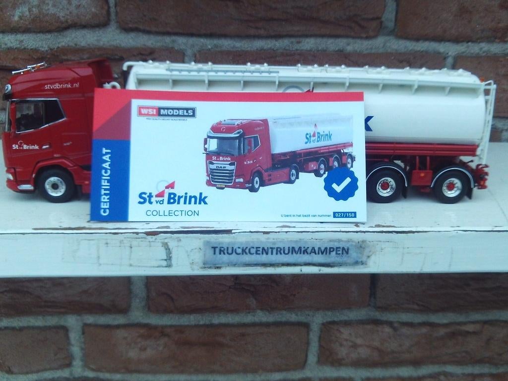 WSI  Daf  XG+  met  Bulk  Trailer  van  St.  van  de  Brink., Hobby en Vrije tijd, Modelauto's | 1:50, Ophalen of Verzenden, Nieuw
