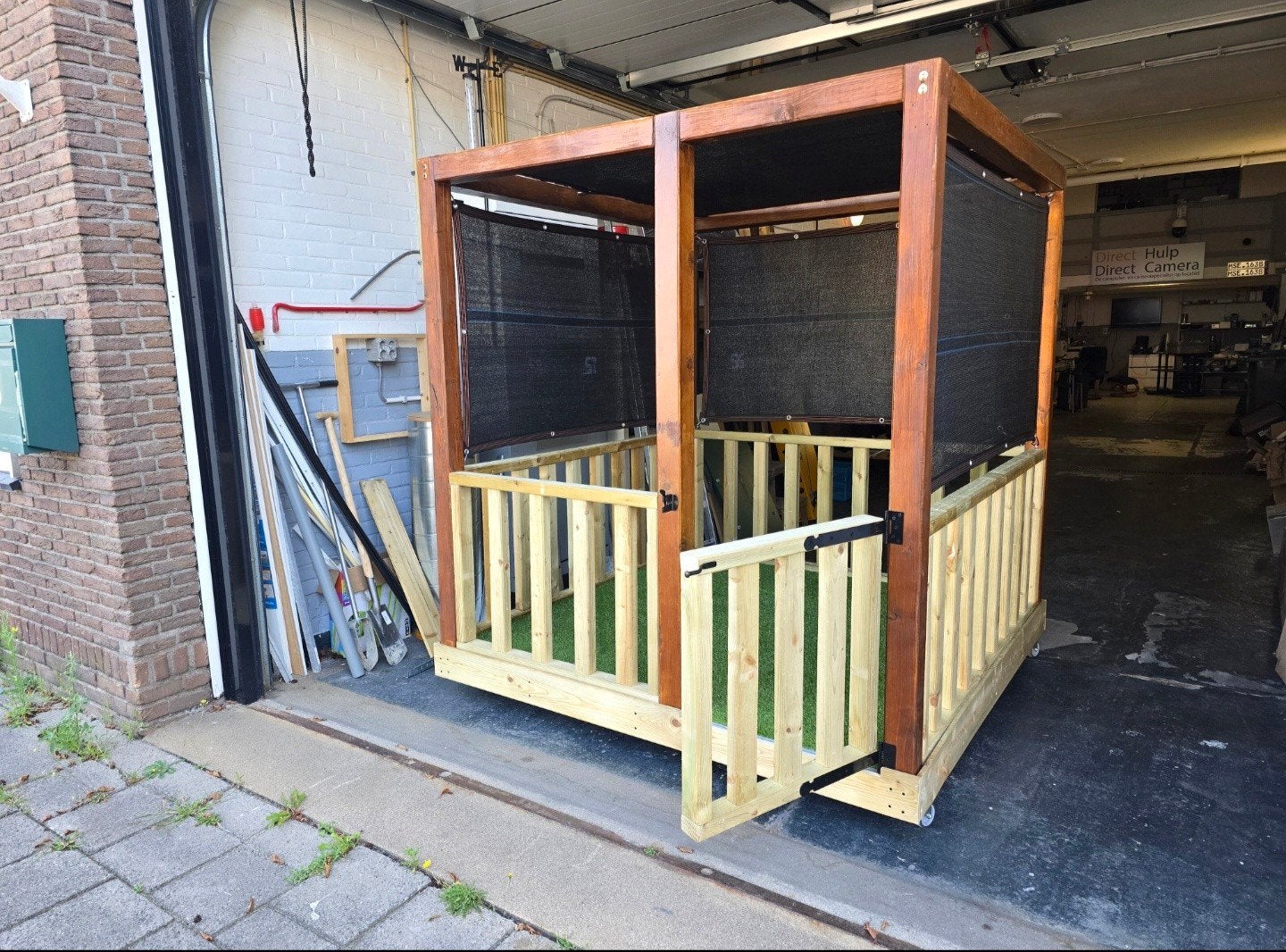 Buitenbox voor baby's - ideaal voor kinderopvang/gastouder, Kinderen en Baby's, Ophalen of Verzenden, Zo goed als nieuw, Overige typen