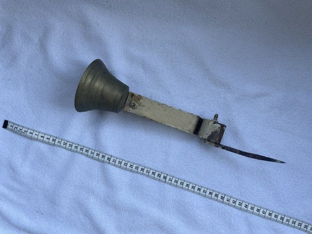 Antieke Franse winkelbel, Ophalen of Verzenden, Brons