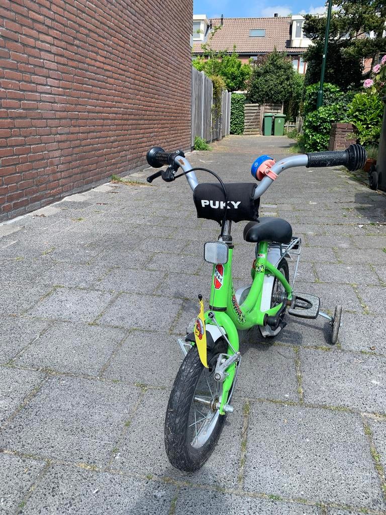 Puky fiets 12 inch met zijwielen, Ophalen, Gebruikt, Minder dan 16 inch, Zijwieltjes