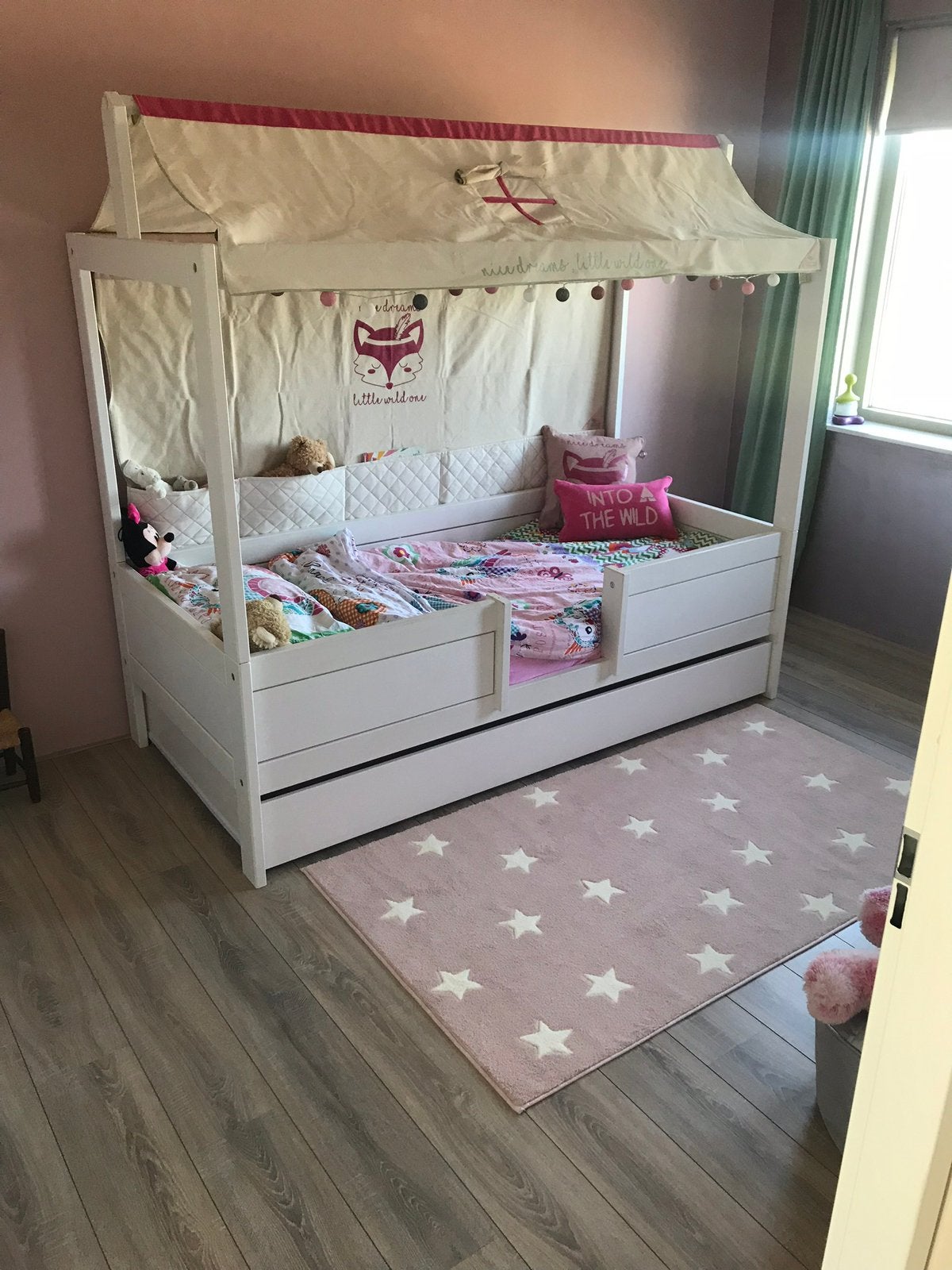 Lifetime 4-1 bed, Ophalen, Gebruikt, Eenpersoons, 190 cm of minder