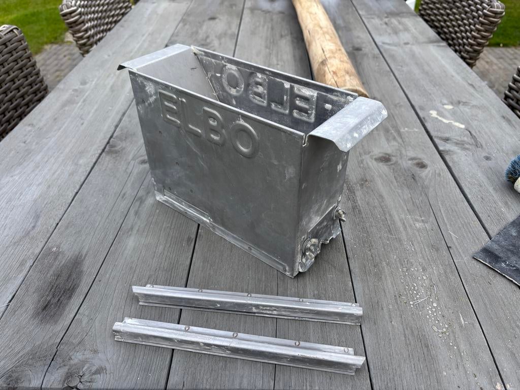 Elbo Lijmbak 100mm met adapter vellingblokken, Doe-het-zelf en Verbouw, Ophalen of Verzenden, Gebruikt