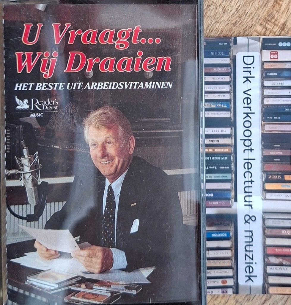 U vraagt wij draaien, het beste uit de Arbeidsvitamine, MC 3, Ophalen of Verzenden, Zo goed als nieuw, Origineel, 1 bandje
