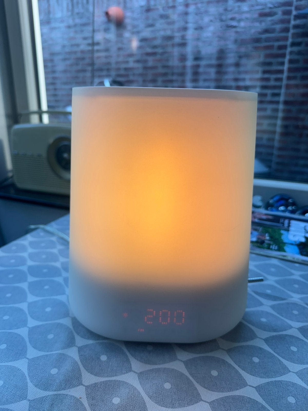Philips Wake-up Light HF3475/01 – Weklamp - wake up light, Ophalen of Verzenden, Gebruikt, Digitaal