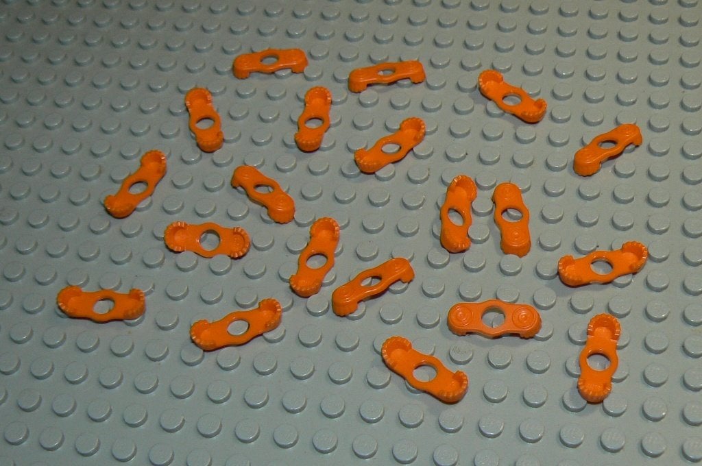 L236 Epaulettes oranje 20 st., Ophalen of Verzenden, Nieuw, Losse stenen, Lego