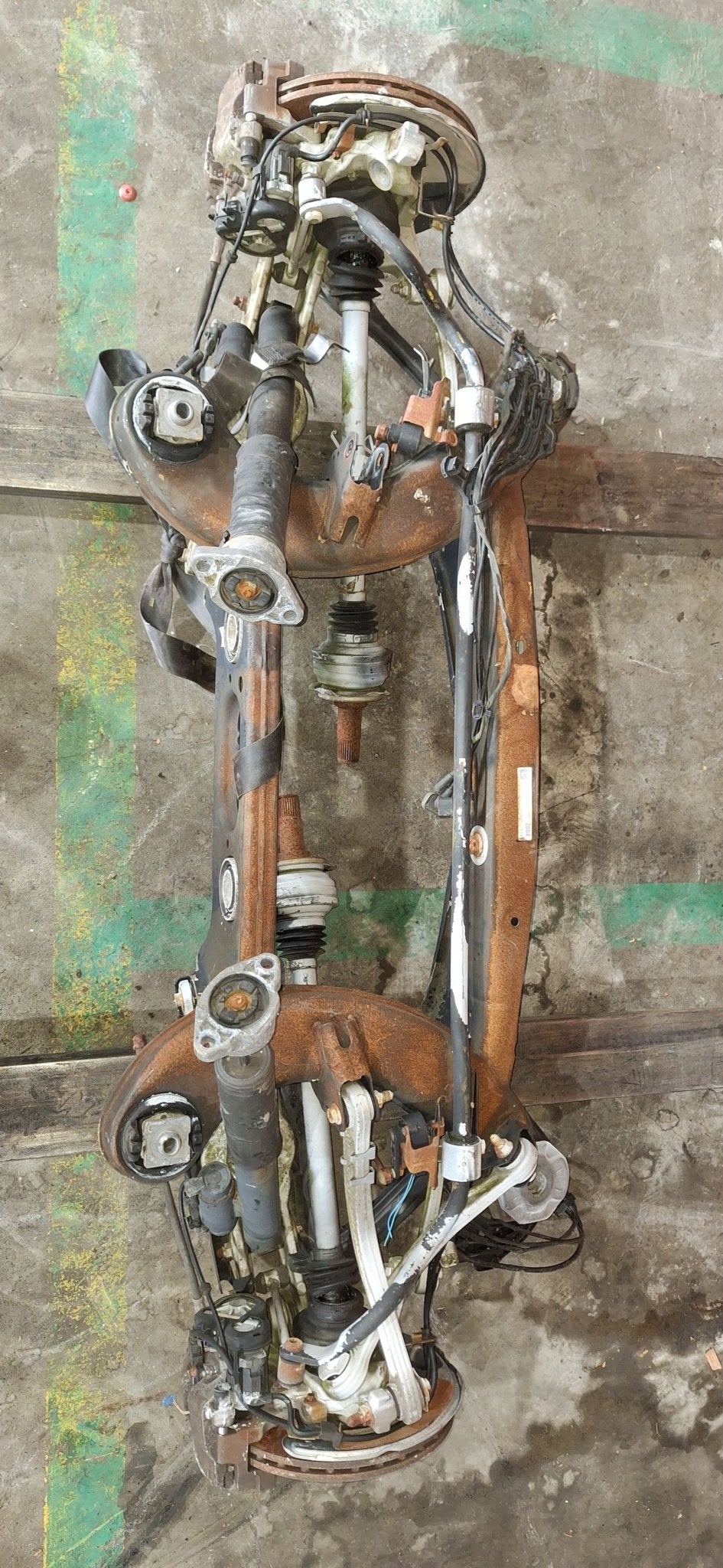 Complete Achteras Subframe Mercedes C-Klasse W205 S205 A2053, Ophalen, Gebruikt, -, -
