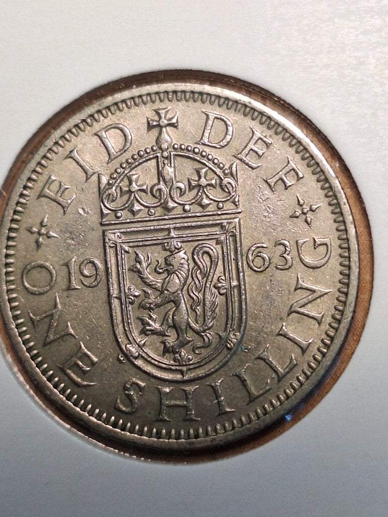 VERENIGD KONINKRIJK 1 schilling 1963 (#98), Ophalen of Verzenden, Overige landen, Losse munt