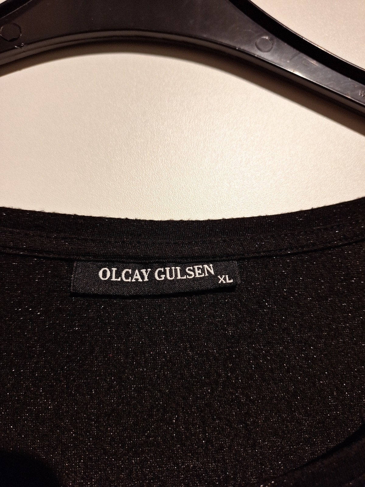 Olcay Gulsen jurk zwart met glitter, maat 40/42, Maat 38/40 (M), Verzenden, Zwart, Olcay Gulsen