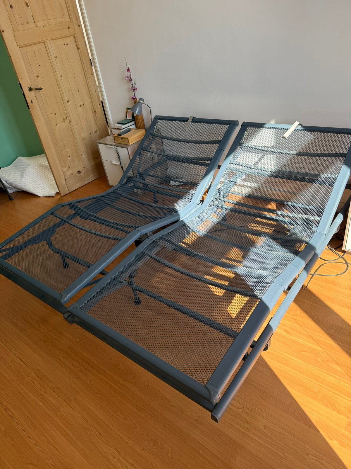 Auping verstelbare bedbodem 180x200, Ophalen, Gebruikt, Tweepersoons, Bedbodem