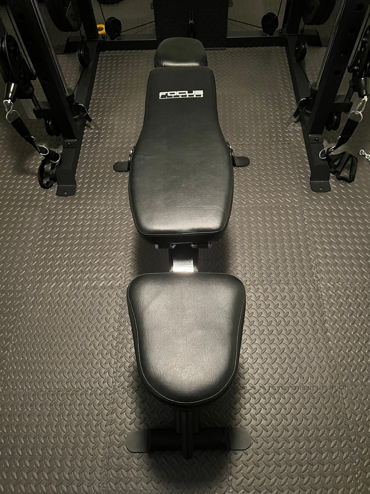 Focus Fitness Force 50 Fitnessbank - Zo goed als nieuw, Ophalen, Zo goed als nieuw, Armen, Fitnessbank