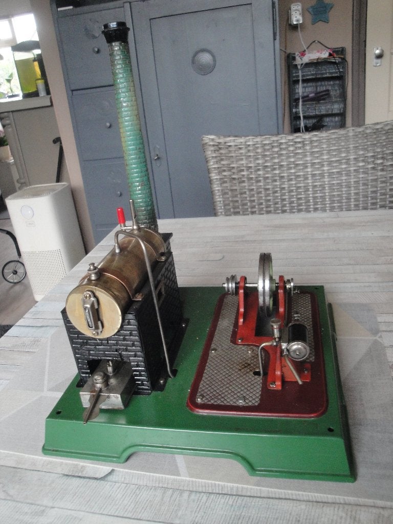 Stoommachine Marklin 28 x 28 cm. Compleet met Brander., Ophalen of Verzenden, Gebruikt, 1:32 tot 1:50