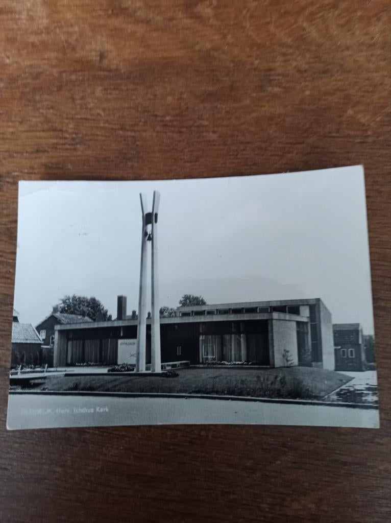 1- i Reeuwijk herv.Ichtuskerk, Ophalen of Verzenden, Trein, Overige typen
