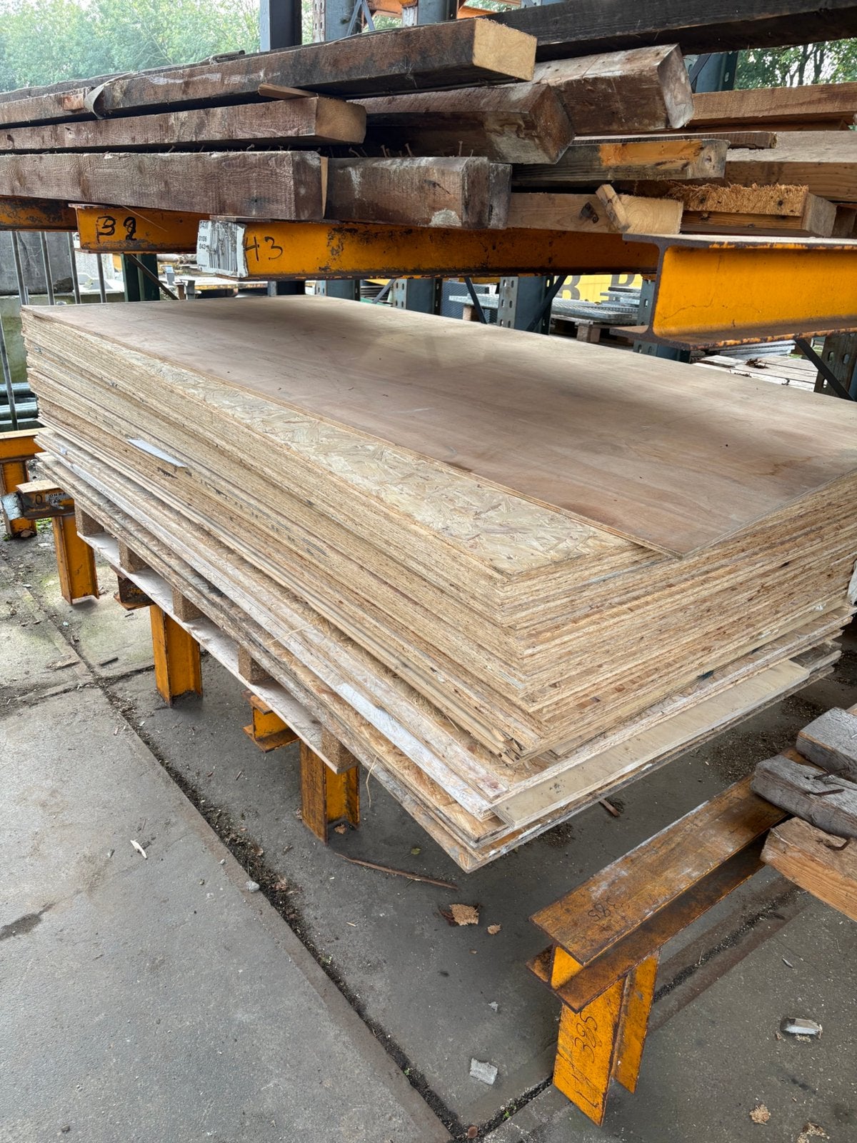 Restantpartij plaatmateriaal, Ophalen, ., ., Gebruikt